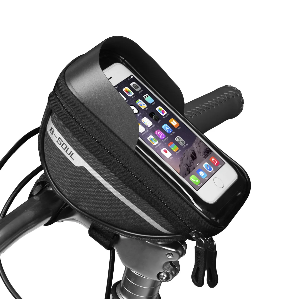 Youtube Phone Accessories - Cadre de vélo avant Tube supérieur