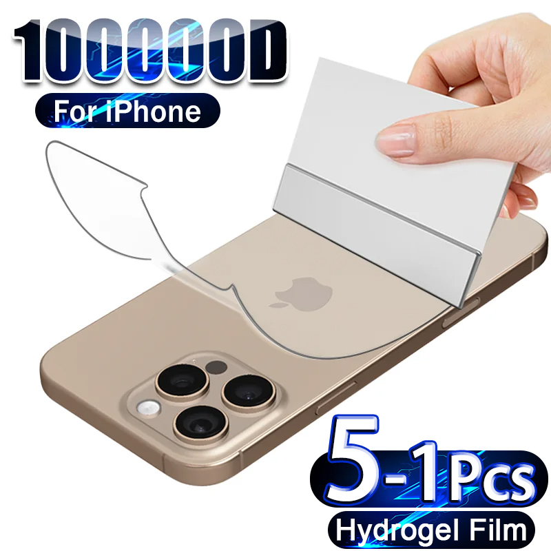 Phone Accessories Online - 5-1 pièces Film Hydrogel pour iPhone