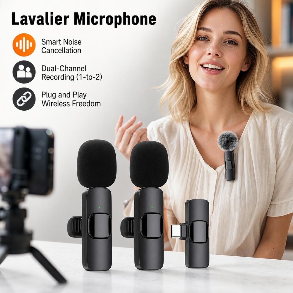 Type C Adapter - Microphone Lavalier sans fil 1 vers