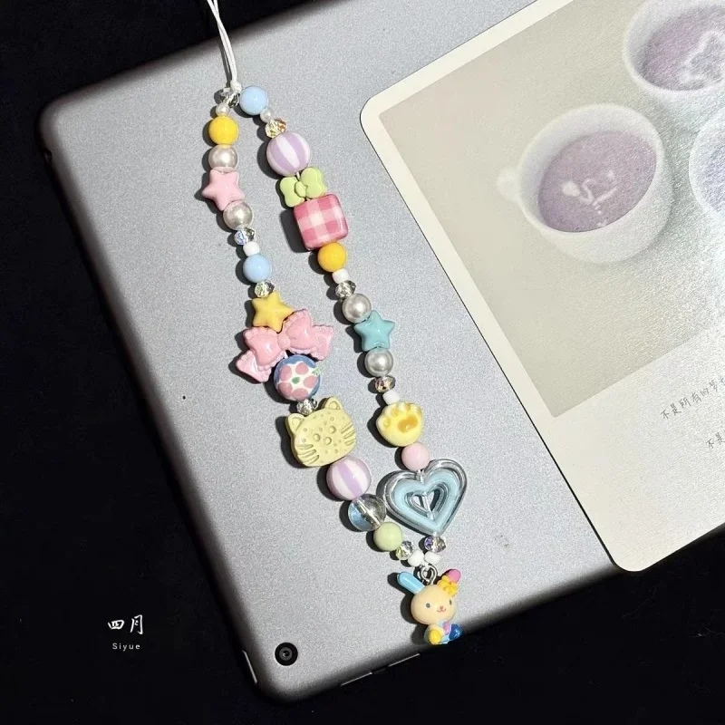 Phone Accessories Chain - Breloque de téléphone Usahana colorée à