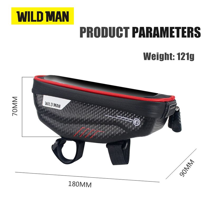WILD MAN-Sac de vélo à écran t - Youtube Phone Accessories avis et prix