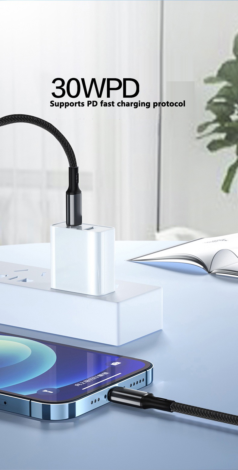 Câble USB PD 30W pour iPhone 1 - Phone Accessories Online avis et prix