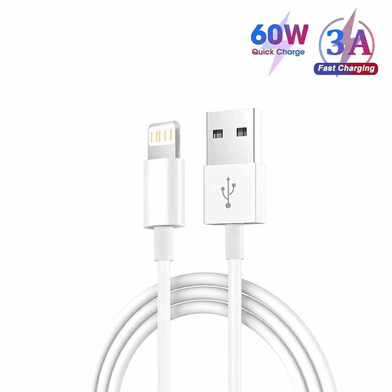 Câble USB A vers Lightning 3A  - Phone Accessories Online avis et prix