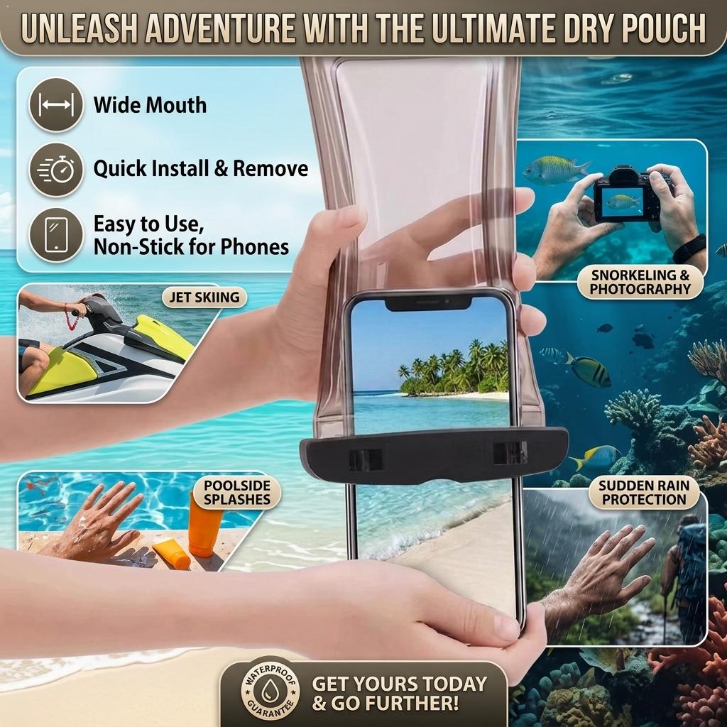 Étui de téléphone étanche tran - Phone Accessories Pouch avis et prix