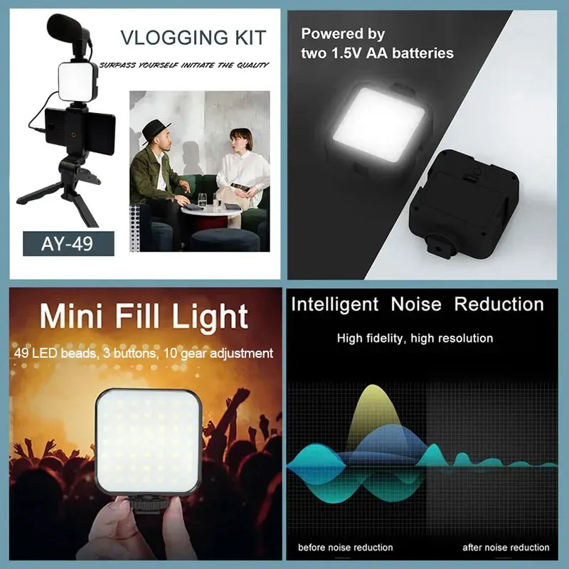 Kit de vlogging pour smartphon - Youtube Phone Accessories avis et prix